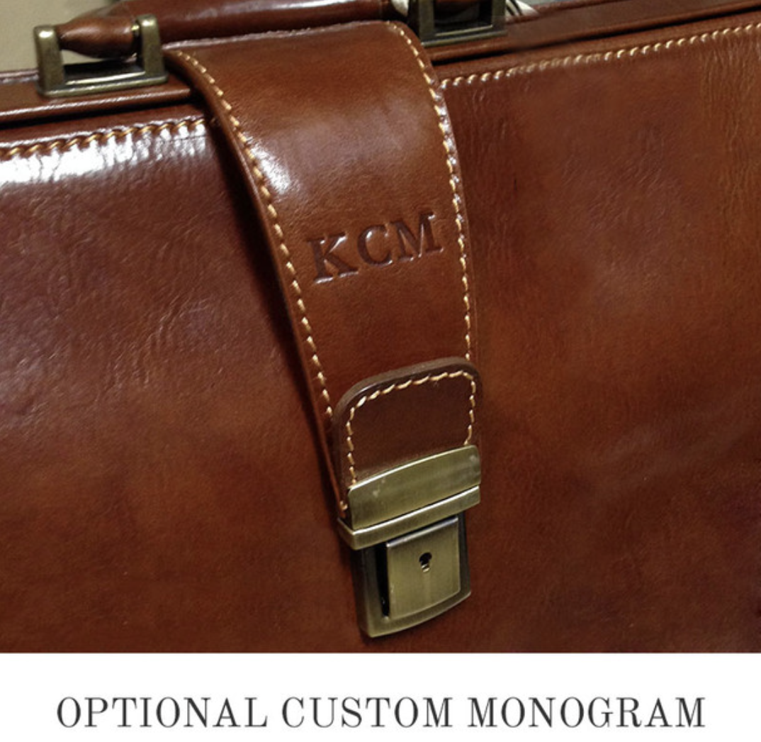 Monogrammed Briefcase